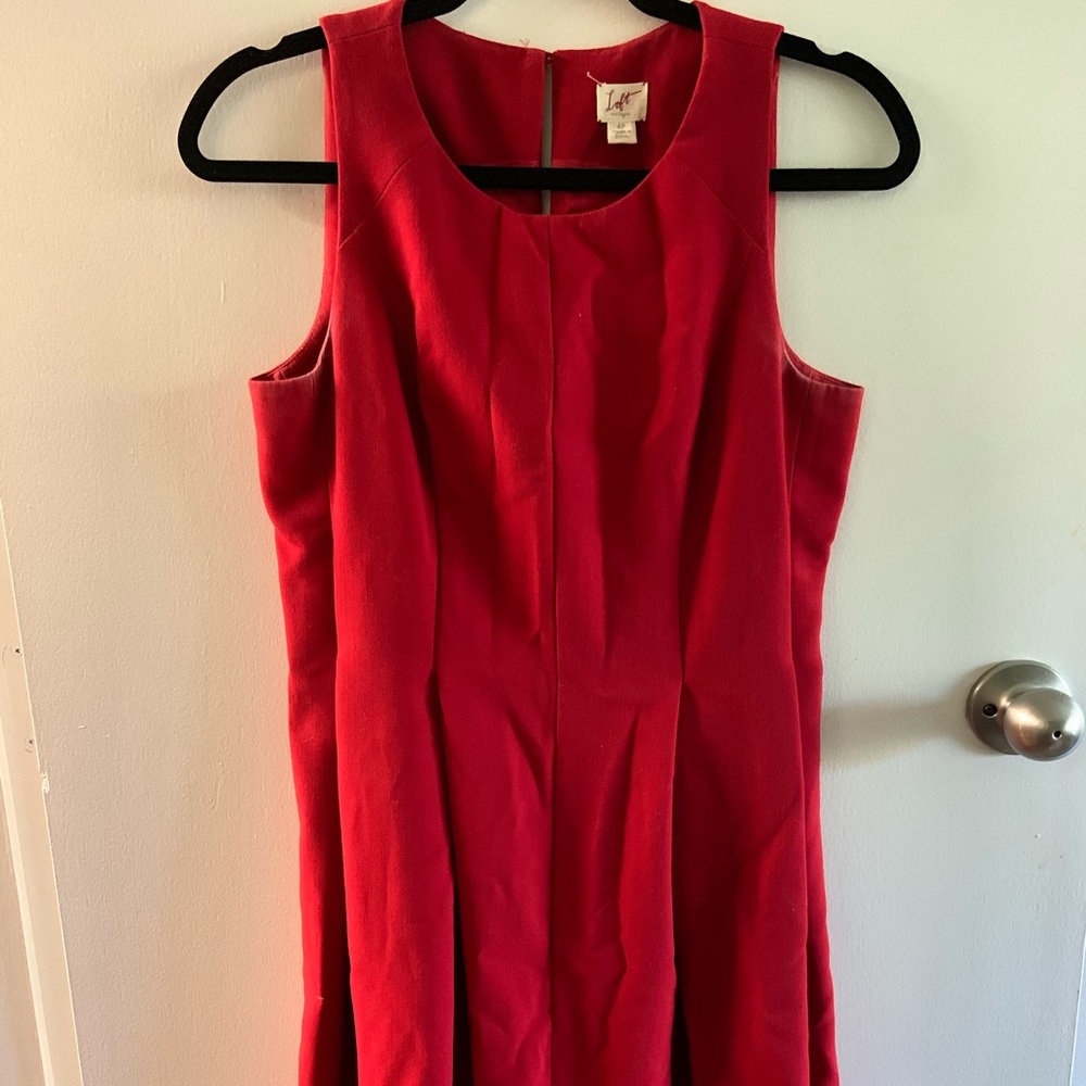 Red loft dress